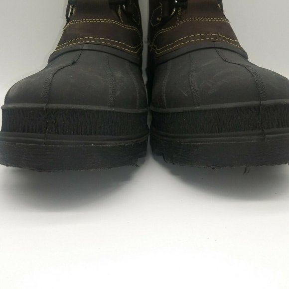 Kamik Brown Removable Insulated Lining Duck Boot Waterproof Mens 11 Snow Winter main image 4